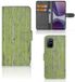 OnePlus 8T Étui style livre Bois vert