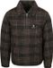 Superdry Overshirt Wool Blend Ruit Bruin - Maat L - Heren - Tussenjas