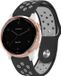 iMoshion Siliconen sport bandje 18 mm - Zwart/Grijs - Geschikt voor Garmin Vivoactive 4s / 3s, Venu 2s, Vivomove 3s, Fossil Gen 6 / 5e