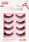 KISS Pompadour Multi x4 - Wimperband - Kunstwimpers, zwart, 4 paar