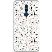 1001 coques Huawei Bedrukt siliconen hoesje compatibel met Huawei Mate 10 Pro terrazzo color
