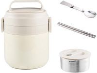 OEM Thermos Food Jar - 1.2L - Stainless Steel - White