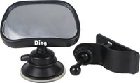 Ding 360° Verstelbare 2-in-1 Autospiegel
