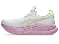 Asics Gel-Nimbus 28 Baskets pour femme, Blanc et lilas, 43.5 EU