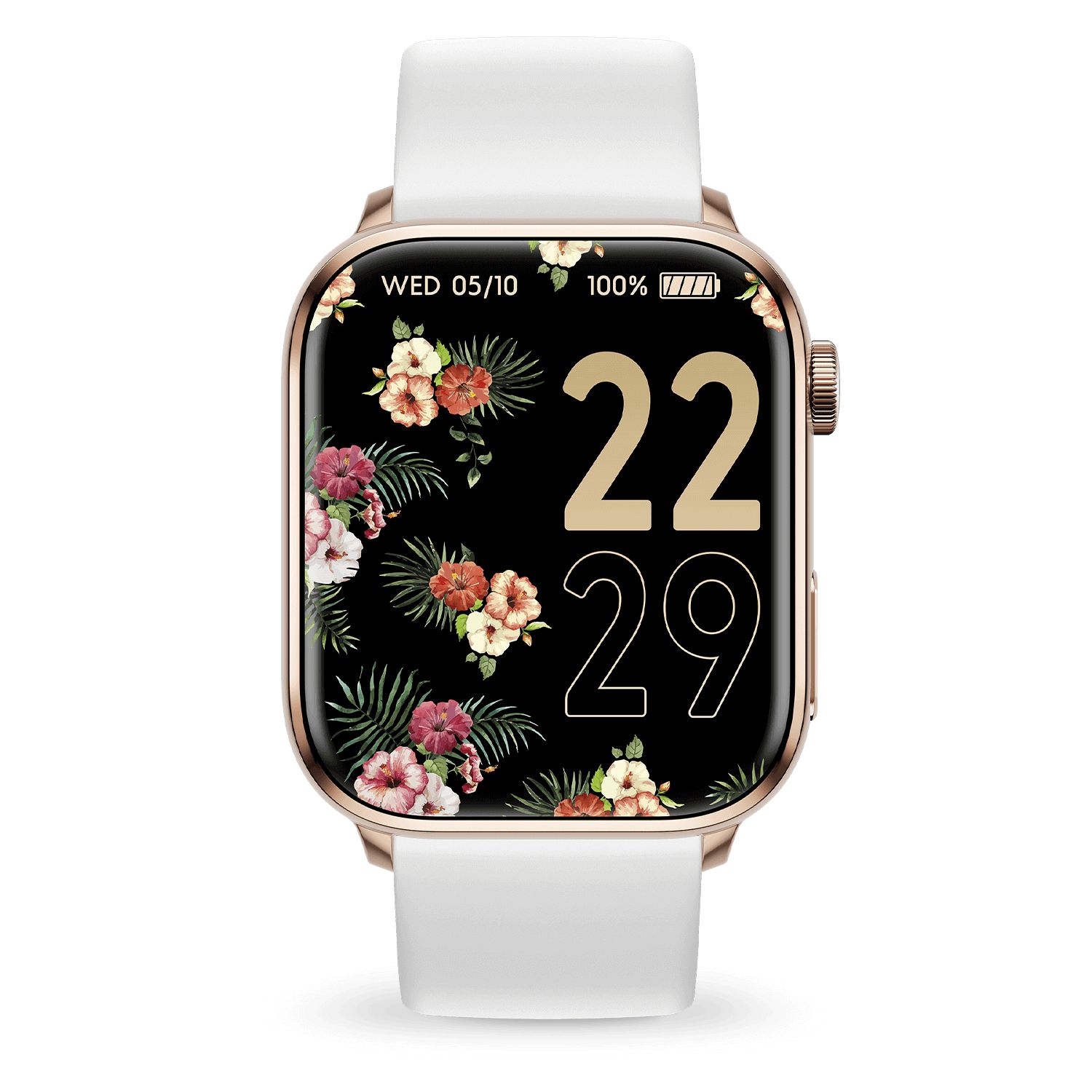 Ice-Watch Ice Smart Two 1.96" AMOLED Smartwatch - Rose Gold/White