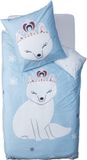 BEAU by Bo Atmosphera Kids Dekbedovertrek set - 140x200cm - Blauw - Katoen - Winter