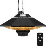 Vevor Chauffage de plafond Chauffage infrarouge 2000W IP34 Noir