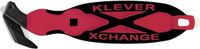 KLEVER KCJ-XC-35R XChange™ 35 Veiligheidsmes Rood/zwart, 10 stuk(s)