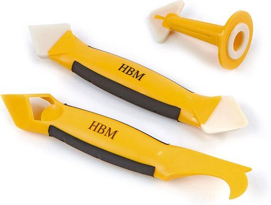 HBM Lemato 3 Delige Kitstrijker en Kit Verwijderhulpmiddel Set