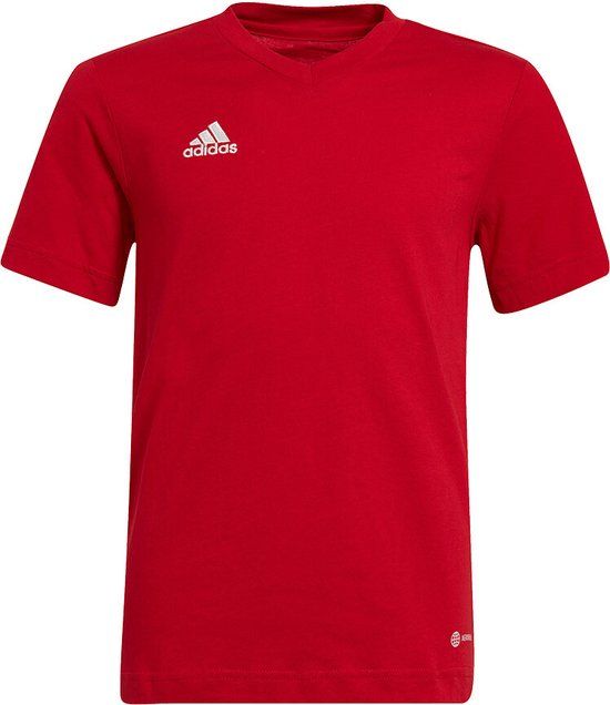 adidas Entrada 22 T-shirt Youth - Kids - Rode voetbalshirt - Maat 116