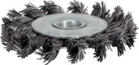 KS Tools RVS Ronde Borstel 0.5mm, Ø 100mm - 1 Stuk