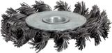 KS Tools RVS Ronde Borstel 0.5mm, Ø 100mm - 1 Stuk