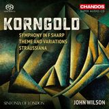 PIAS Nederland Chandos Records Korngold: Symphony in F sharp/Straussiana/Theme & Variations (SACD)