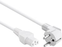 Allteq - Schuko naar C15 apparaatsnoer - 15 meter - Wit