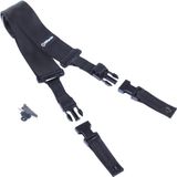 DiMarzio Gitaarband Clip Lock DD2200 Security, Nylon, Zwart