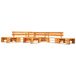 vidaXL 6-delige Loungeset Pallet Hout Honingbruin