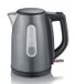 Severin WK 9540 waterkoker 1 l 2200 W Zwart, Grijs, Metallic