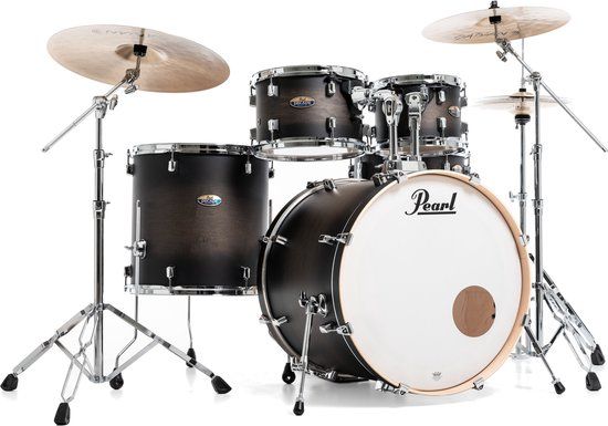 Pearl DMP925S/C262 Decade Maple Satin Black Burst 5-delig drumstel