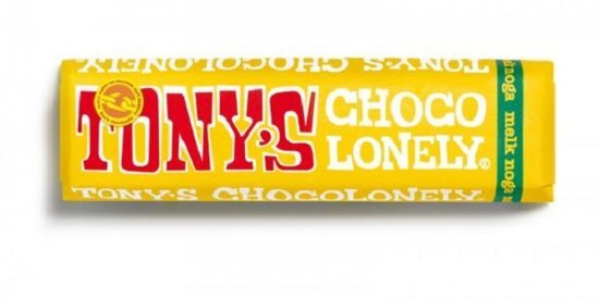 Tony's Chocolonely reep Melk Noga 32% - 35 x 47 gram