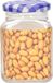 Plasticforte Weckpot/inmaakpot Classic - 500ml - kunststof - draaideksel - blauw - D7 x H13 cm
