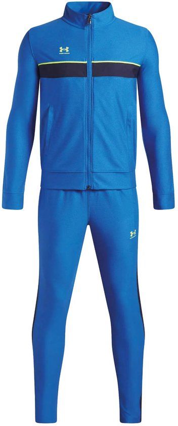 Under Armour UA B Challenger Tracksuit Unisex Trainingspak - Blauw - Geel 164