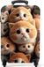 NoBoringSuitcases.com Kinderkoffer kitten - Kindertrolley dieren - Handbagage koffer lichtgewicht - Reiskoffer trolley kinderen - Rolkoffer met wieltjes - Kinder reistrolley - Past binnen 55x40x20 en 55x35x25