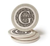 CoasterStone Monogram G Onderzetters
