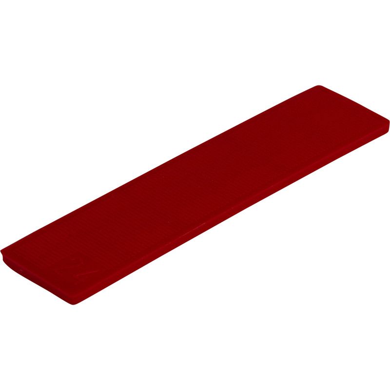 Kunststof rasterblokje 24x3mm Rood (100 Stuks)