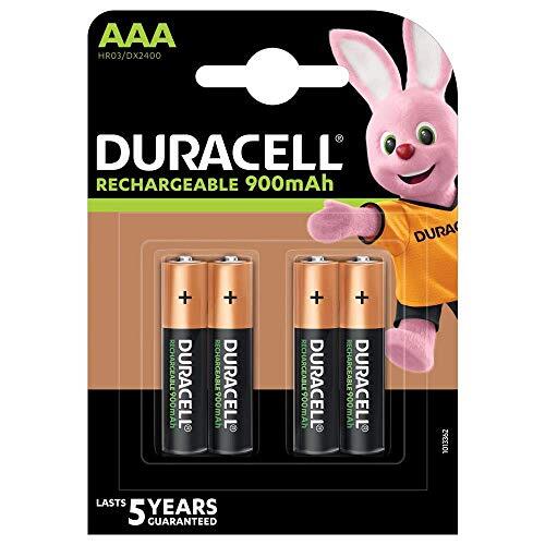 Duracell Stay Charged NiMH batterij (Mikro (AAA), HR03, 1,2 V, 900 mAh 4 stuks