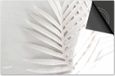 Dietrix Inductie beschermer 65x52 - Leaves - 19 Witte blaadjes