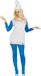 Guirca Blauw Pom Pom Elf Kostuum voor Vrouwen, Maat L 42-44