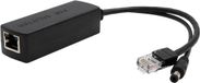 Exsys Ethernt PoE+ Splitter 10/100Mbps 802.3at,12VDC/2A/24W (EX-60320)
