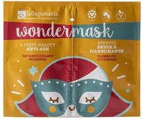 La Saponaria Wondermask - 2 steps beauty anti-age Preparatory exfoliant treatment and face mask - anti-age bio