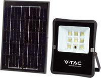 V-TAC Projecteur solaire VT-55050 - Noir - IP65 - 400 Lumen - 4000K