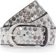 b.belt Riem Liv Ledergürtel W85 Cream-White Blanc