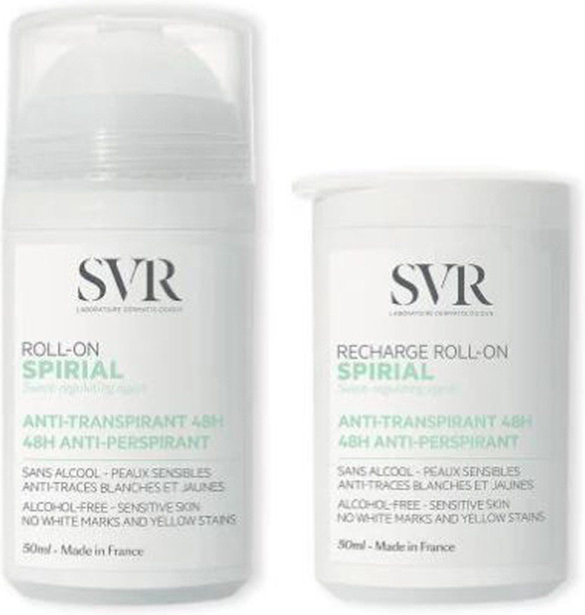 SVR Spirial Duo Anti-Transpirant 48H Deodorant 100ml