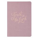 Journal Christian Art Gifts Journal Hardcover Purple Trust in the Lord Prov. 3:5