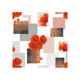 NORFTUFTING Nappe ronde en toile cirée Éclat rouge 140 cm