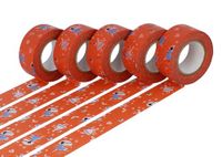 Classiky Set met 5 Masking Tape Washi Love Letter Orange 22 mm x 15 m