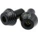 STR8 Embouts de guidon STR8 SHORTY aspect carbone