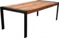 Bolt Edge Luxe Table à manger - Rectangulaire - Bois de manguier massif - 220x100x79cm