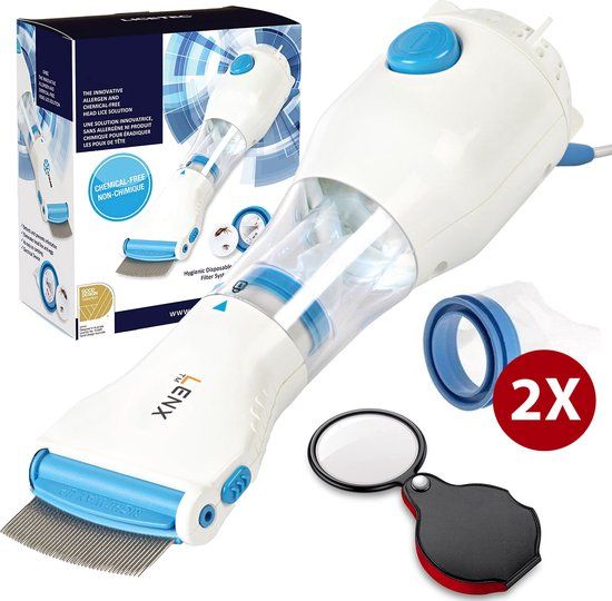 Lenx Elektrische Luizenkam - Blauw - Luizenkam