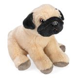 Wild Republic Pocketkins Eco mopshond, pluche dier, 12 cm
