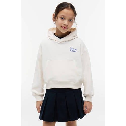 Tommy Hilfiger hoodie met tekstprint - wit