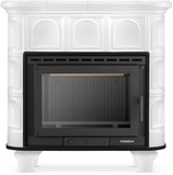 Viking Choice Houtkachel - 15 kW - betegeld - wit - energielabel A