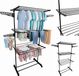 Icecat Sèche-linge pour linge, sous-vêtements, 3 niveaux, conception verticale sur pied, noir