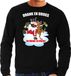 Bellatio Decorations Shoppartners Bv Foute Kerst sweater / Kerst trui Drank en drugs zwart voor heren - Kerstkleding / Christmas outfit L