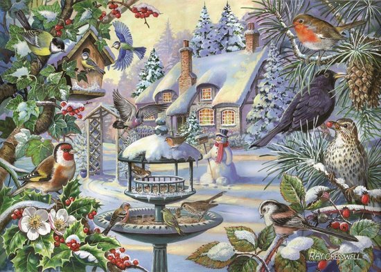 House Of Puzzles Winter Birds Puzzel 500 Stukjes XL