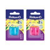 Pelikan 700429 Dubbele slijper Flower, 1 stuk assortiment