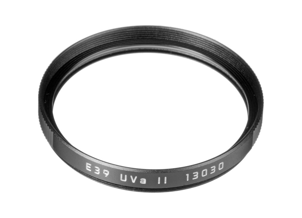Leica Filter UVa II E 39 zwart